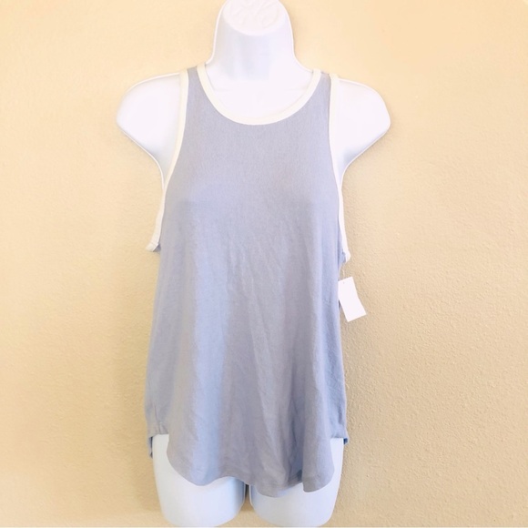 PJ Salvage Loungwear Back to Basics Relaxed Sleeveless Racerback Tank Top Size S - Picture 1 of 10